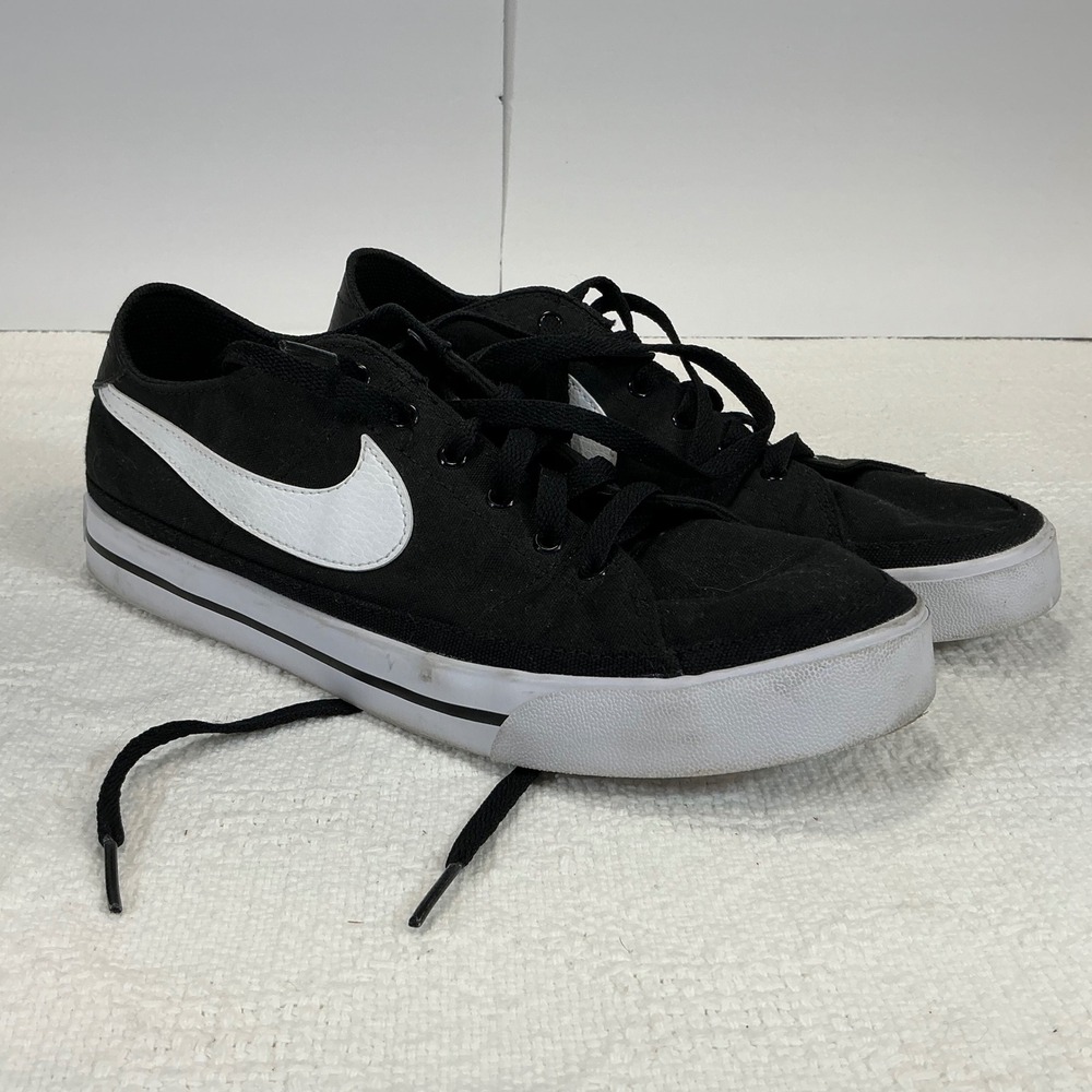 Nike SB Canvas‎ Mens Black White Skate Shoes Sneakers Size 10 CW6539 002 - Picture 7 of 10